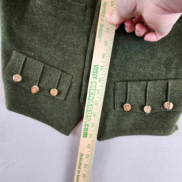 Ralph Lauren Collection Purple Label Vtg Wool Cashmere Military Inspired Vest 6 - Picture 11 of 15